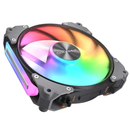 Cougar APOLAR 120 ARGB Reverse Blade Fan Daisy Chain 3 Fan Pack - Black - PakByte Computers