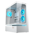 Cougar CFV235 RGB Free-Floating Mid-Tower ATX Gaming Case - White