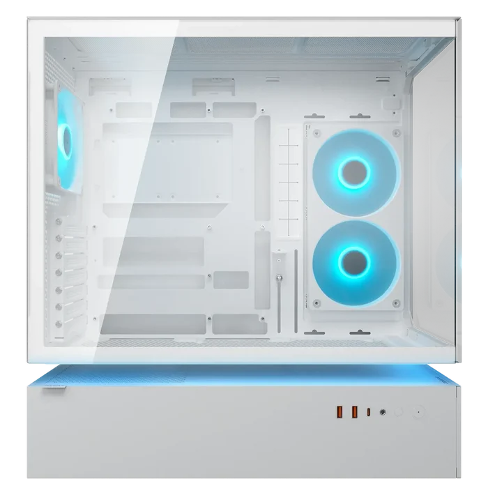 Cougar CFV235 RGB Free-Floating Mid-Tower ATX Gaming Case - White