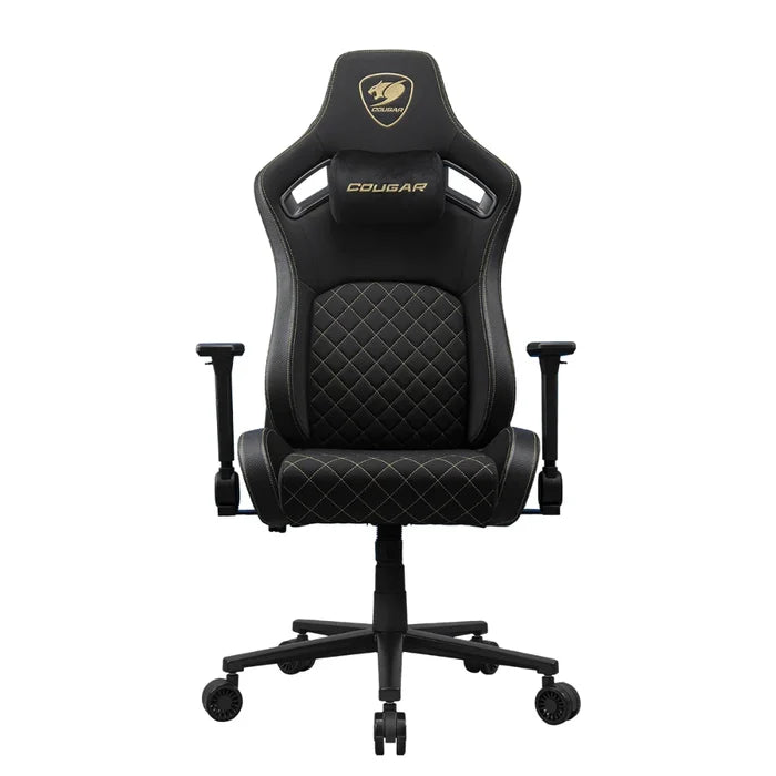 COUGAR DEFENSOR Ergonomic Office/Gaming Chair – Black/Gold - PakByte Computers