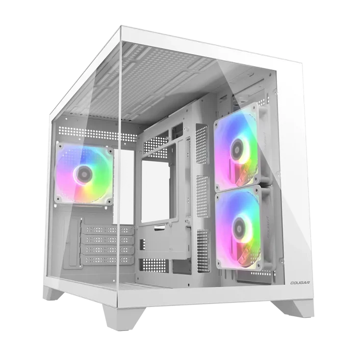 Cougar FV150 Mini RGB Mini Tower Gaming Case - White