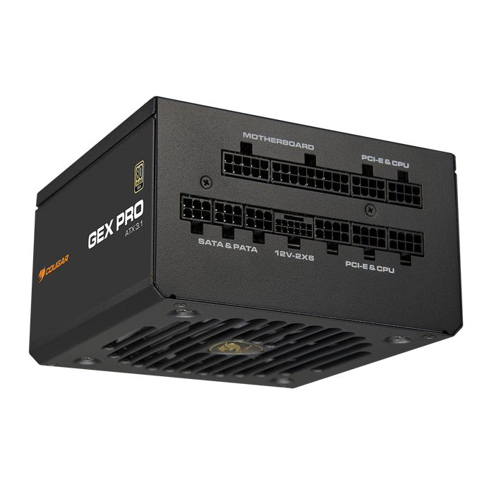 Cougar GEX Pro 750W 80+ Gold Certified, Fully Modular Power Supply - Black - PakByte Computers