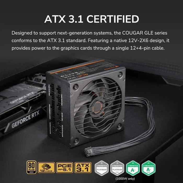 Cougar GLE 1200W Fully Modular Power Supply - PakByte Computers
