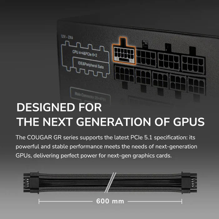 Cougar GR 850W 80 Plus Gold Fully Modular Power Supply