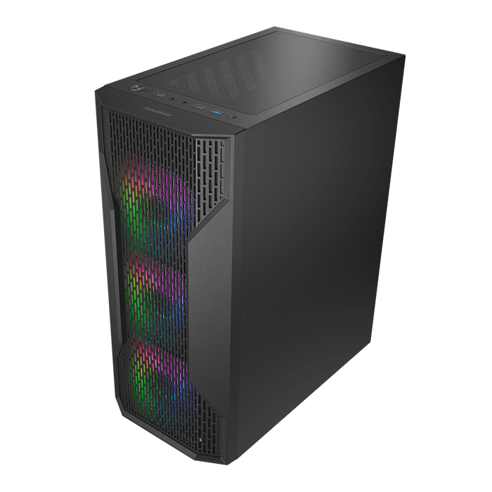 Cougar MX110 RGB Mid-Tower ATX Gaming Case -Black - PakByte Computers
