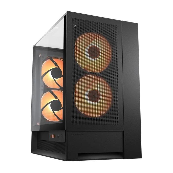 Cougar OmnyX Mid-Tower ATX Panoramic PC Case - Black