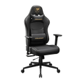 Cougar Pryme PVC Leather, 3D Armrest, Lumbar and Head Pillow Gaming Chair - Gold