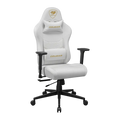 Cougar Pryme PVC Leather, 3D Armrest, Lumbar and Head PillowGaming Chair - White