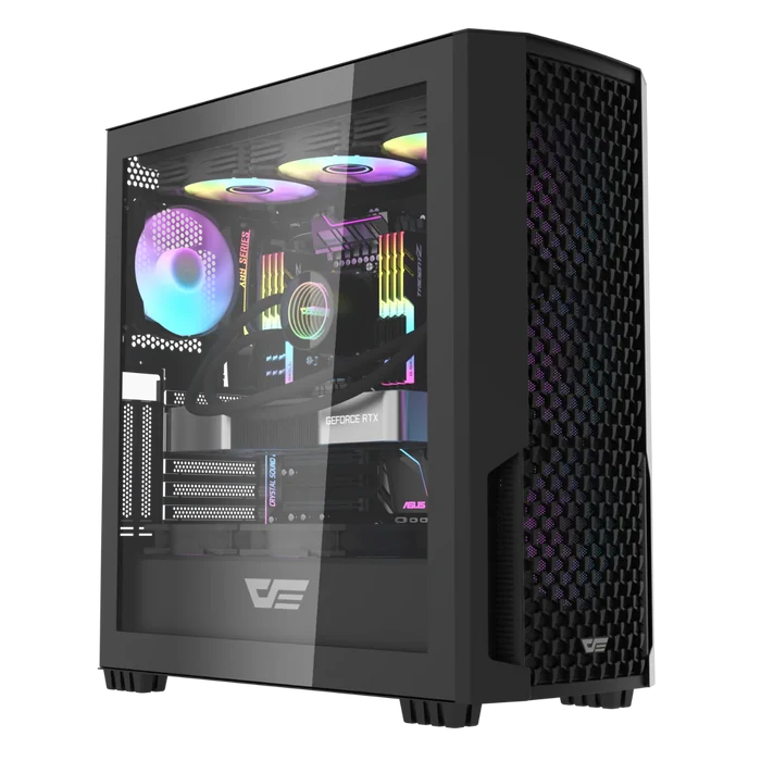 Darkflash DF2100 Mesh Gaming Case Black - PakByte
