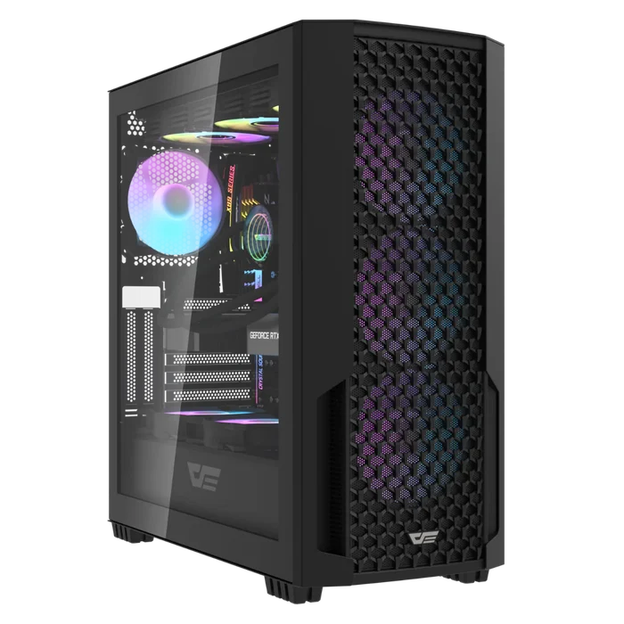 Darkflash DF2100 Mesh Gaming Case Black - PakByte