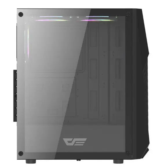 DarkFlash DK150 ATX With 3 ARGB Fans Gaming Case - Black - PakByte Computers