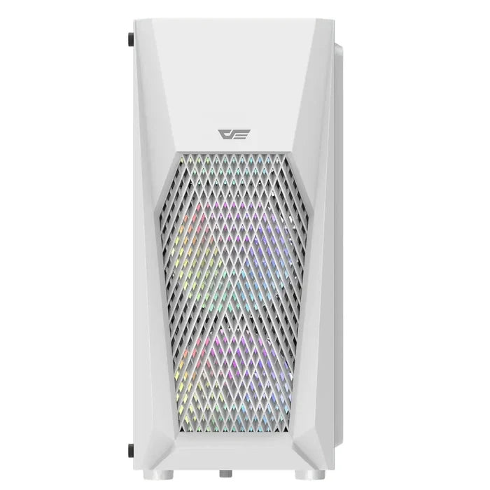 DarkFlash DK150 ATX With 3 ARGB Fans Gaming Case White - PakByte