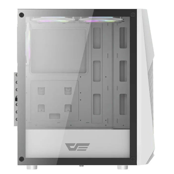 DarkFlash DK150 ATX With 3 ARGB Fans Gaming Case White - PakByte