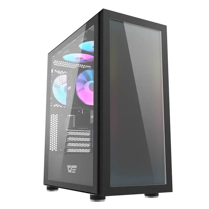 Darkflash DK210 Graffiti ATX Gaming Case Black - PakByte