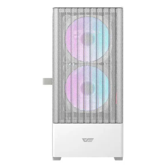 DarkFlash DK415 M-ATX PC Gaming Case - White - PakByte Computers