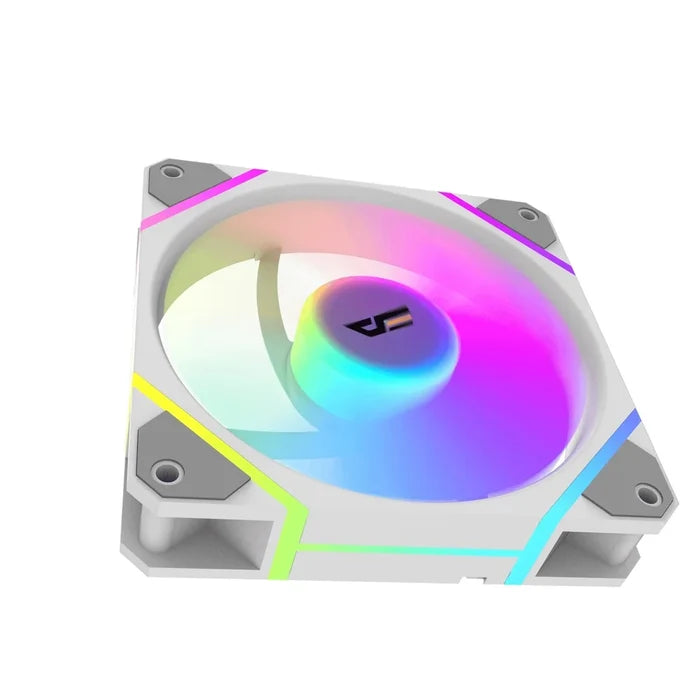 DarkFlash DM12PRO 3 in 1 CPU Fan RGB White - PakByte