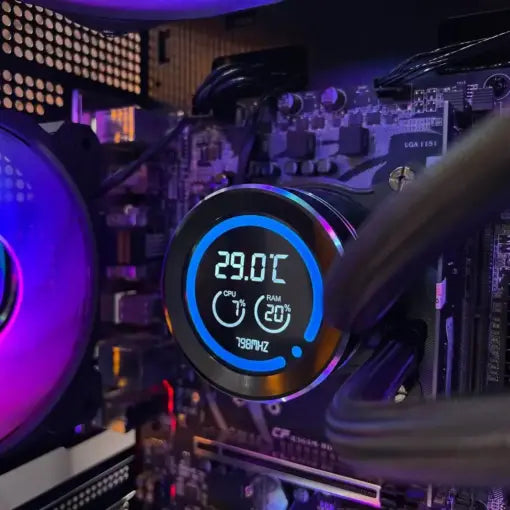 Darkflash DN240D 240MM Liquid Cooler RGB Black - PakByte