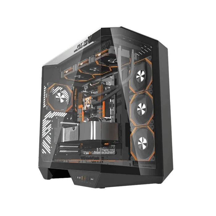 Darkflash DY470 Gaming Case Black - PakByte