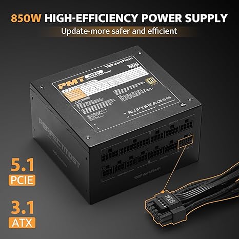 Darkflash PMT850 Gold Fully Modular Power Supply - PakByte Computers