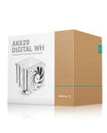 DeepCool AK620 Digital ARGB Performance CPU Air Cooler - White - PakByte Computers
