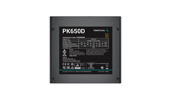 DeepCool PK650D 650W 80 Plus Bronze Power Supply - PakByte