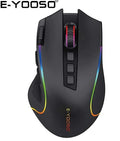 E-Yooso X-11 Pro RGB Tri-Mode Gaming Mouse - Black