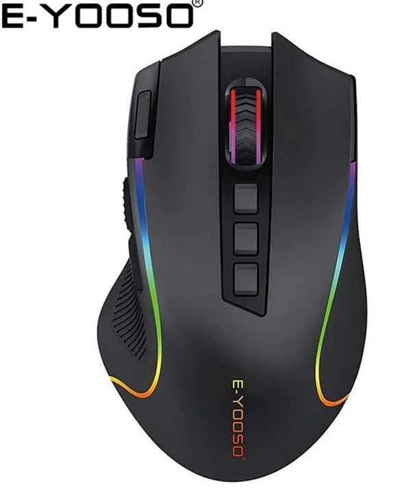 E-Yooso X-11 Pro RGB Tri-Mode Gaming Mouse - Black