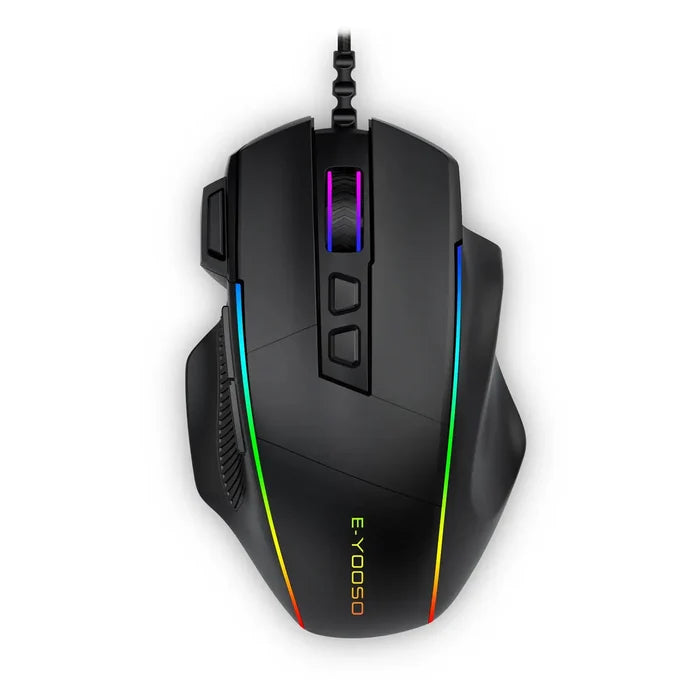 E-Yooso X49 RGB Wired Gaming Mouse - Black