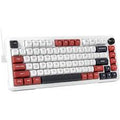 E-Yooso Z-82 75% Wired Mechanical Gaming Keyboard - White/Red/Black