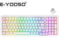 E-Yooso Z-99 RGB 99-Keys Silverwood Switch Wired Mechanical Keyboard - White