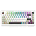 E-Yooso Z82 Tri-Mode Wireless Gaming Keyboard - White/Grey/Black