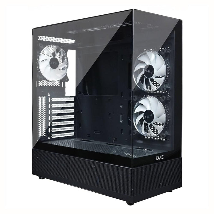Ease EC123B ARGB Mid-Tower micro ATX Case - PakByte Computers
