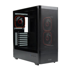 Ease EC123BM Panoramic Mesh ATX Gaming Case