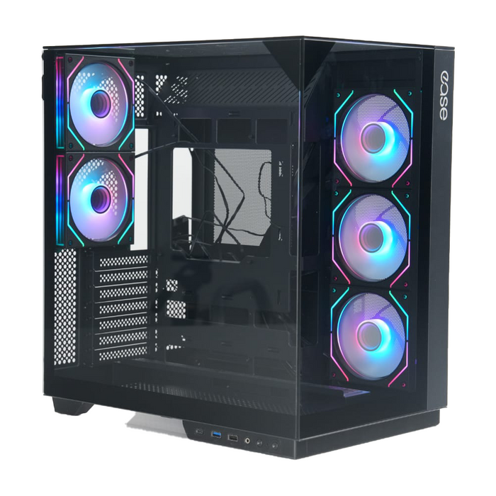 Ease EC125B Premium Mid-Tower ATX Gaming PC Case - PakByte Computers