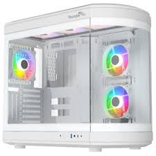 Ease EC125W Premium Mid-Tower ATX Gaming PC Case - White - PakByte Computers