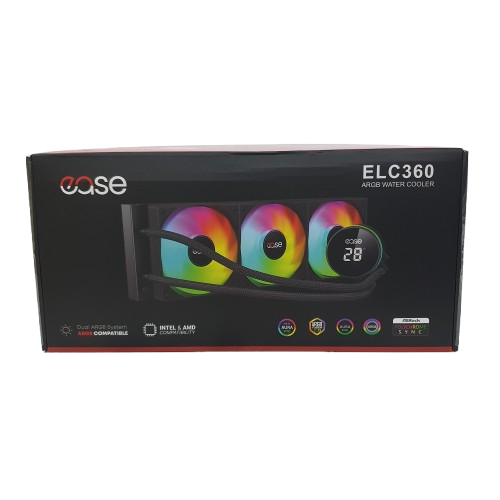 Ease ELC360 ARGB Display AIO 360mm Liquid CPU Cooler - PakByte Computers