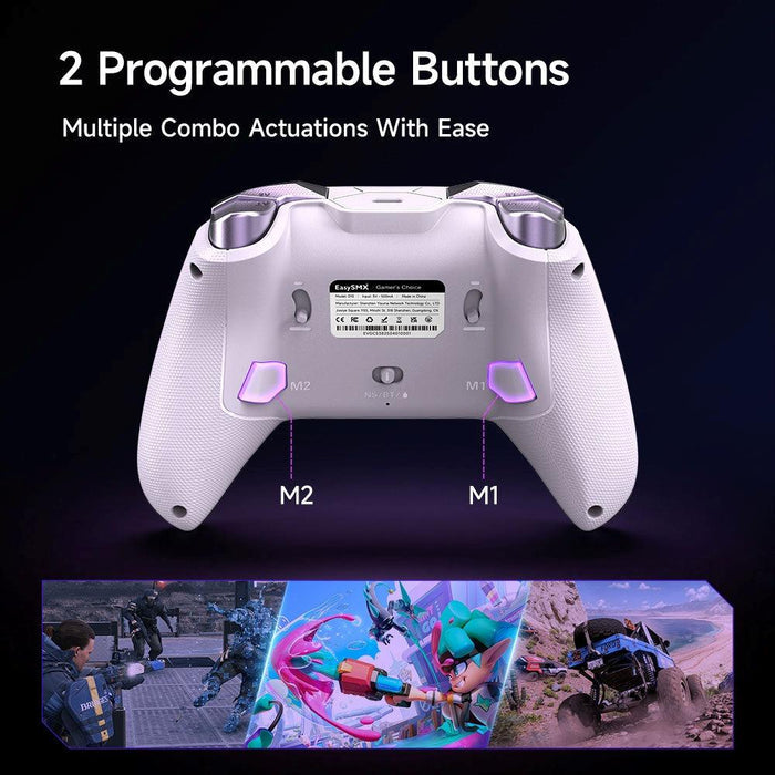 EasySMX D10 Wireless Gamepad Pro PC Controller - Farout Purple - PakByte Computers