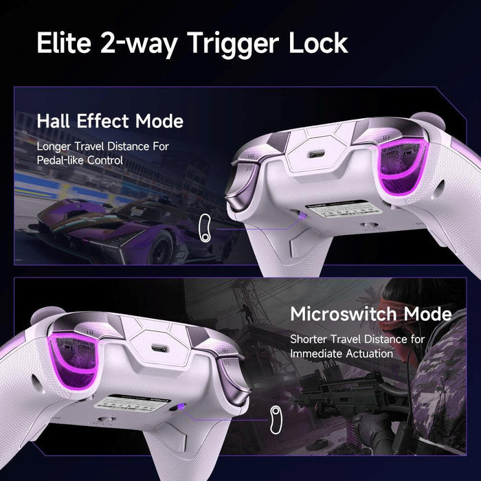 EasySMX D10 Wireless Gamepad Pro PC Controller - Farout Purple - PakByte Computers