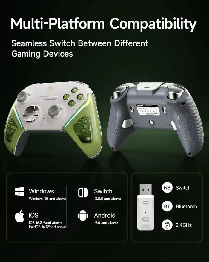EasySMX D10 Wireless Gamepad Pro PC Controller - Wirtanen Green - PakByte Computers