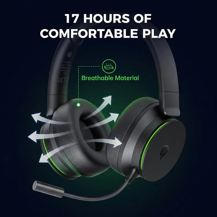 EasySMX E01 Multi-Mode Wireless Tri-Mode Gaming Headset - Black