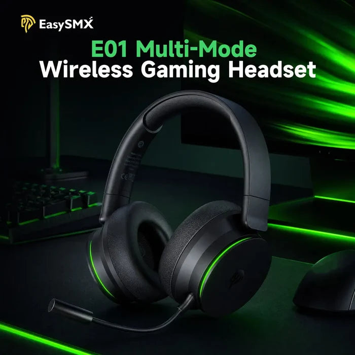 EasySMX E01 Multi-Mode Wireless Tri-Mode Gaming Headset - Black