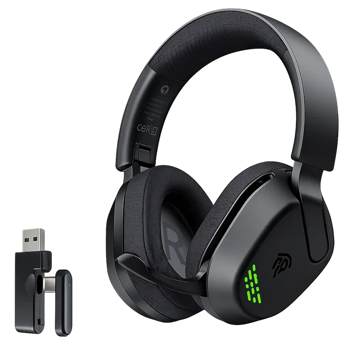 EasySMX E02 Multi-Mode Wireless Tri-Mode Gaming Headset - Black