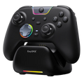 EasySMX X05 Pro Multiplatform Wireless Gaming Controller with Charging Dock - Black