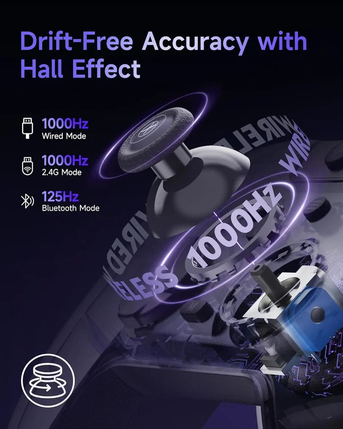 EasySMX X05 Pro Wireless PC Controller - Aurora Purple - PakByte Computers