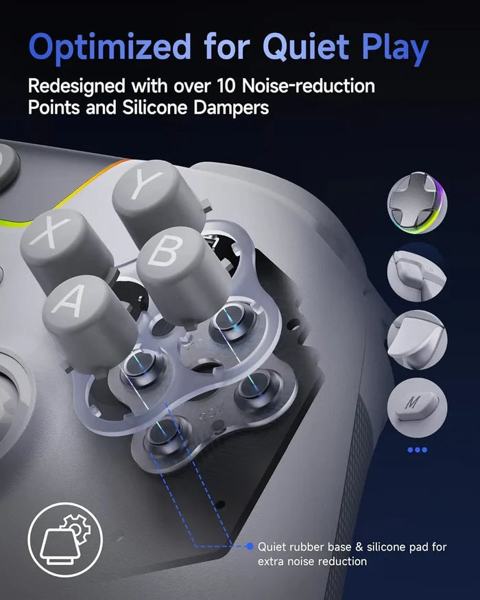 EasySMX X05 Pro Wireless PC Controller - White - PakByte Computers