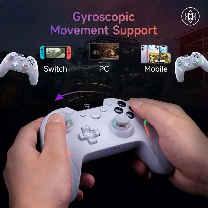 EasySMX X20 Wireless Gaming Controller - White - PakByte Computers