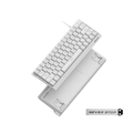 Eweadn DK63 Wireless Tri-Mode Mechanical Gaming Keyboard - White