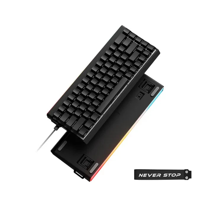 Eweadn DK68 HE RGB Wireless Tri-Mode Mechanical Gaming Keyboard - Black