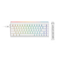 Eweadn DK68 HE RGB Wireless Tri-Mode Mechanical Gaming Keyboard - White