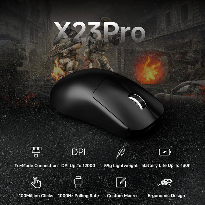Eweadn X23 Pro Wireless Gaming Mouse - Black